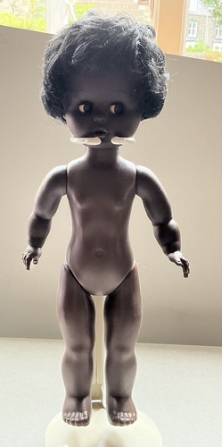 Vintage black plastic vinyl - vintage,