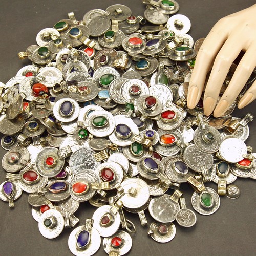 Real jeweled coins tribal - jeweled,