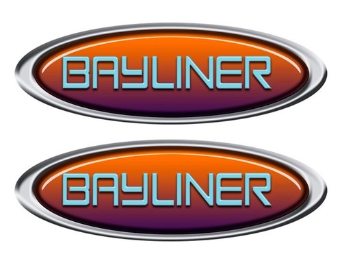 Two bayliner oval stickers - bayliner, for