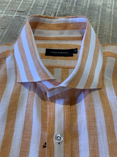 Thom sweeney orange linen - thom,