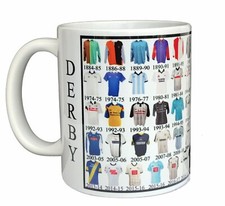 Derby County Mug Football shirt history New Gift 2025-26