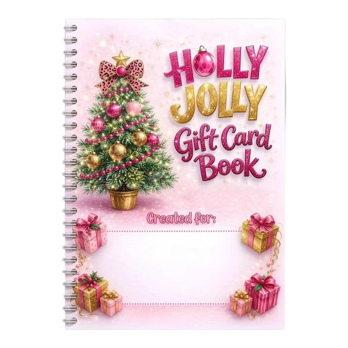 Holly jolly gift card book - holly,