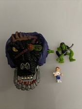 Mighty Max Rams Hydron Horror Head Rhesus 4 Complete Bluebird Toy Playset 1994