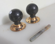 Antique Wooden Door Knobs