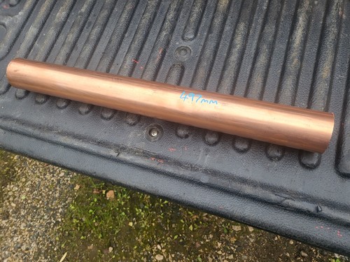 54mm copper pipe offcut x - 54mm,