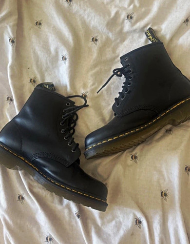 Martens black leather 1460 - martens,