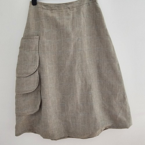 Vtg lilith khaki linen cargo - lilith,