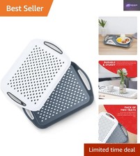 2-Pack Non-Slip Serving Tray