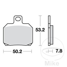 MOTORCYCLE BRAKE PADS TRW