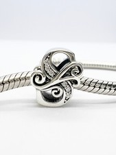 Letter Charm Vintage Name Initial Alphabet A-Z Genuine 925 Sterling Silver 💖