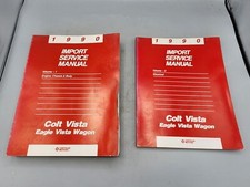 1990, Colt Vista / Eagle Vista Wagon Import Service Manual.  