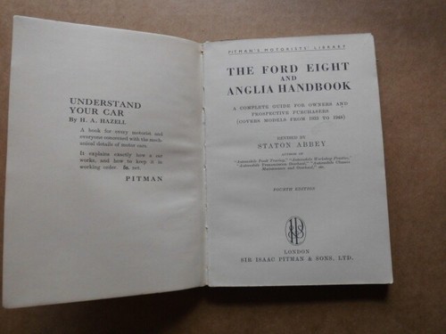 Ford eight anglia pitmans hand - ford,