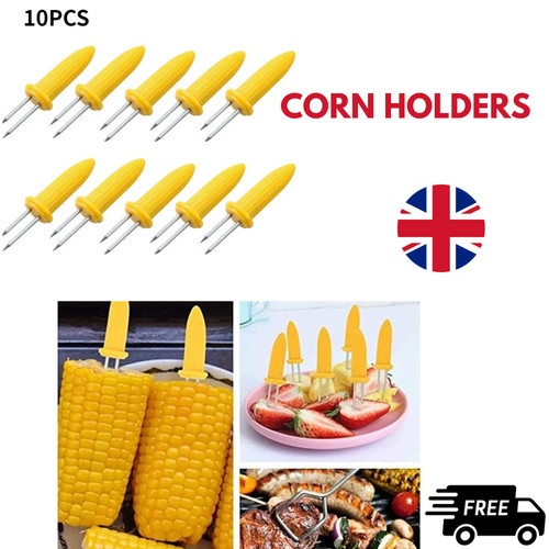 10pcs corn holders stainless - corn,