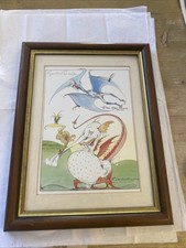 gerald scarfe signed Print , Rare Print 