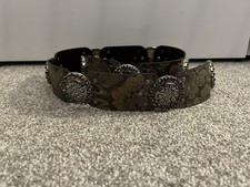 Nanni Leather Belt Oval