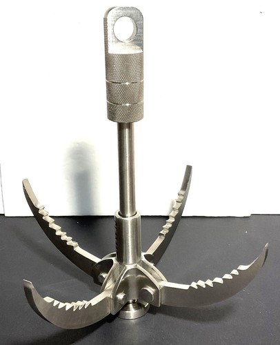 Grappling hook claw folding - hook, 4-claw