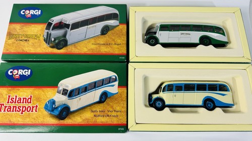 Corgi aec regal coach - corgi, grey