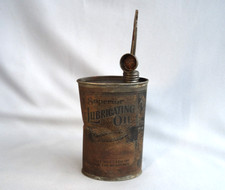 Antique / Vintage Superior Lubricating Oil Can for Cycles etc - a/f
