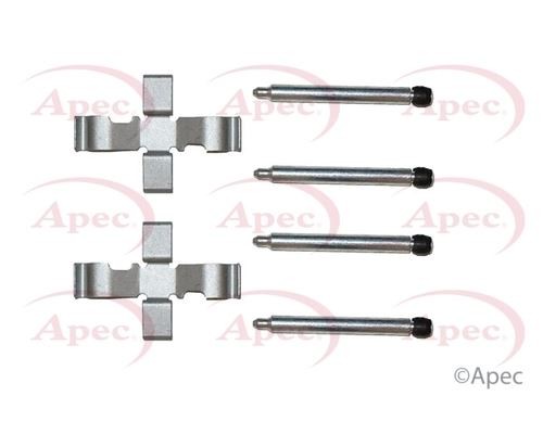 Rear axle brake pads fitting - axle,