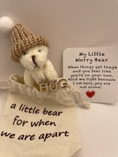 Cute Tiny Worry Bear Teddy
