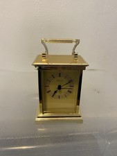 Vintage Lincoln Quartz Mantle Clock Battery Operated Gold Colour