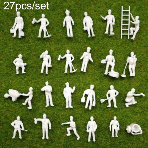 27pc model railway train - 27pc,