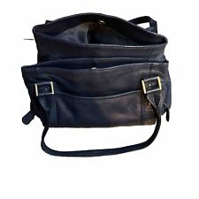 LLOYD BAKER:: Navy Supply Leather Roomy Bag 