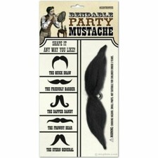 Fake Moustache Bendable Shape