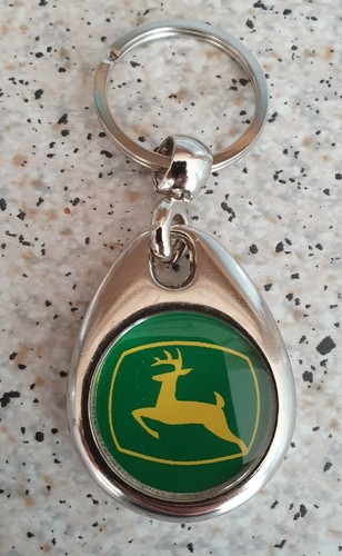 John deere tractor keyring - john,