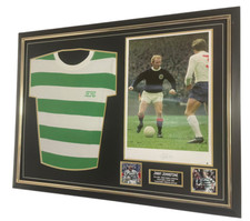 1967 Jimmy Jinky Johnston Signed Photo with Shirt jersey Autographed Display