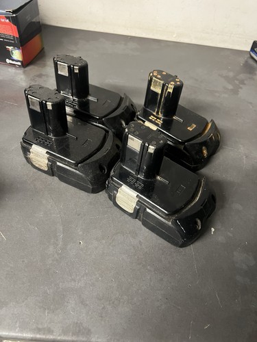 Hitachi 18v battery x4 - 18v,