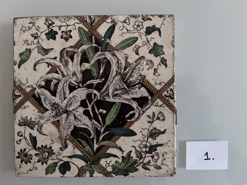 Inch antique victorian tile - 6,