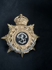 A Officers Helmet Plate to The Royal West Kent Regiment