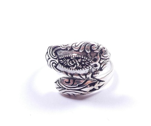 Snake ring oxidised - snake,