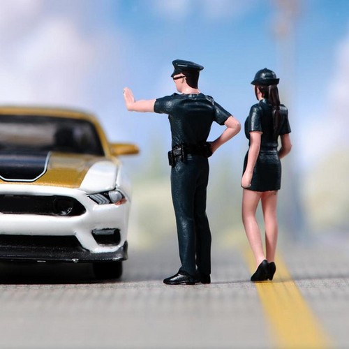Pieces scale police - pieces, 1:64
