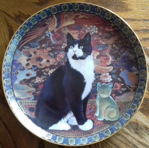 Danbury mint plate cats - danbury, :
