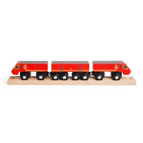 Bigjigs rail red - bigjigs,