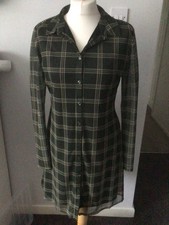 ladies checked shirt / dress