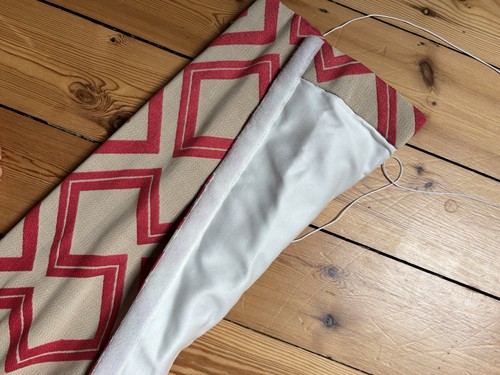 Roman blind quality red beige - red,