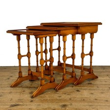 Vintage Nest of Yew Wood Side