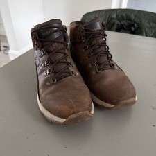 Skechers Volero Merix Mens Ankle Boot UK 9 Brown Goga Mat Arch Memory Foam