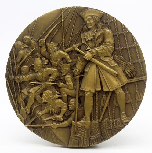 Bronze medal pirate rené - medal, /