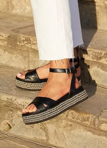 Linzi fiesta black faux - linzi,