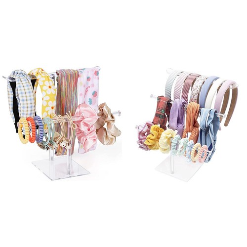 Acrylic clear headband holder - headband,