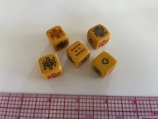 Antique poker dice - antique, large