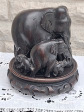 Seven Elephant Family Group