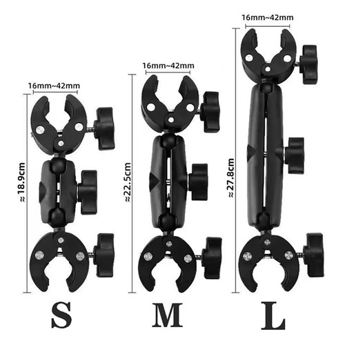 Camera double clip - crab, clamp
