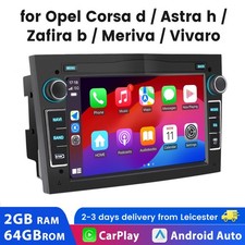 Android14 Apple CarPlay For Vauxhall Corsa 2006-2014 Car Stereo Radio GPS SWC BT