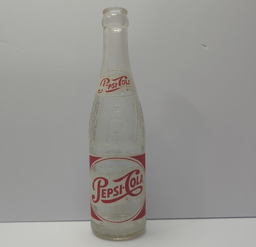Vtg pepsi bottle 1954 - 1954, red
