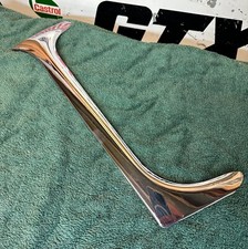 Jaguar 3.8 & 4.2 E-Type S1 FHC A Post WIndscreen Pillar Chrome RH (0421)